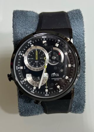 Reloj Lotus Cronógrafo Sumergible Negro/Plata