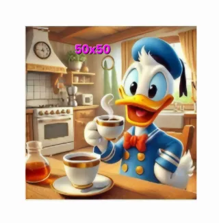 Diamond painting- Donald 50x50