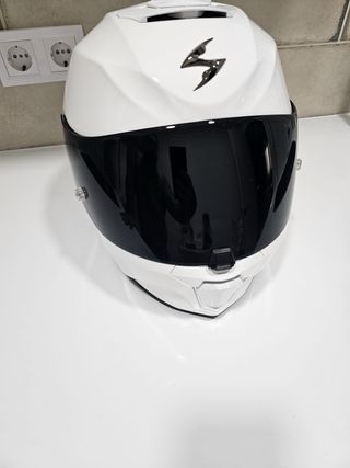 Casco Scorpion Blanco Nuevo