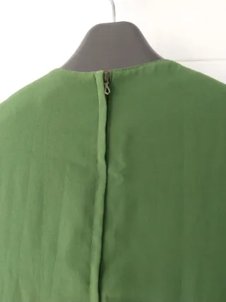 Vestido verde sin mangas talla 40/42