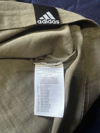 Adidas T-shirt Uomo Maniche Lunghe Beige