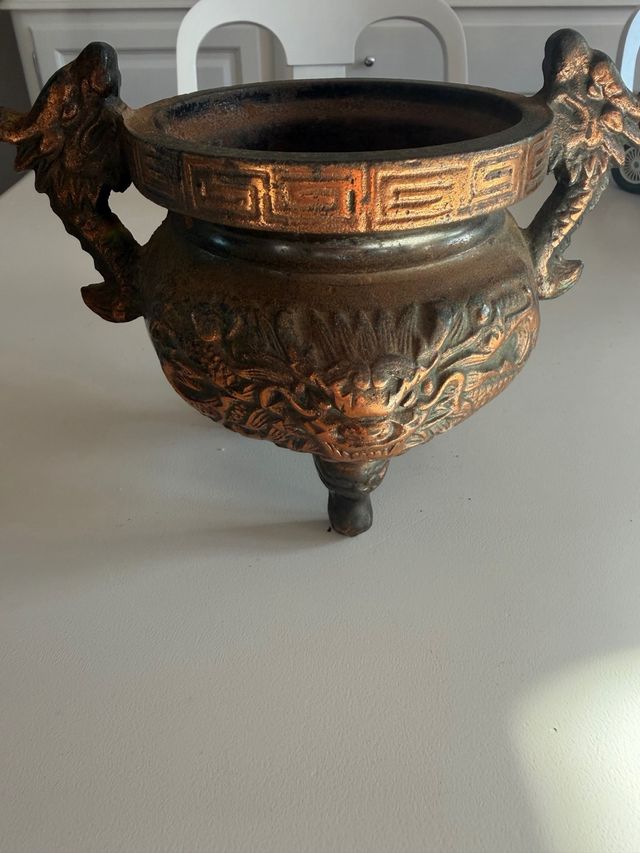 Incensario Bronce Dragones Chino 3.6kg