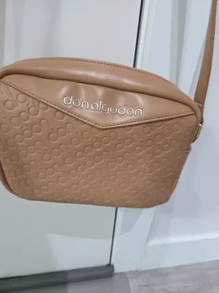 Bolso bandolera Don Algodón marrón