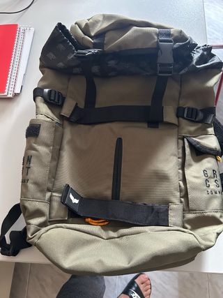 Mochila verde militar