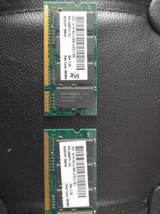 2x Nanya 256MB RAM DDR PC