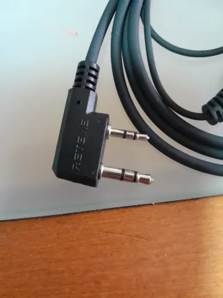 Auriculares Micrófono Walkie Talkie Negro