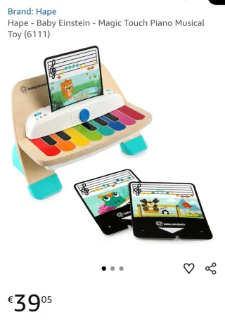 Piano Juguete Hape Baby Einstein