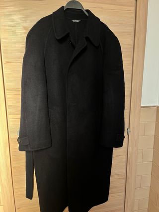 Cappotto elegante Canali lana nera
