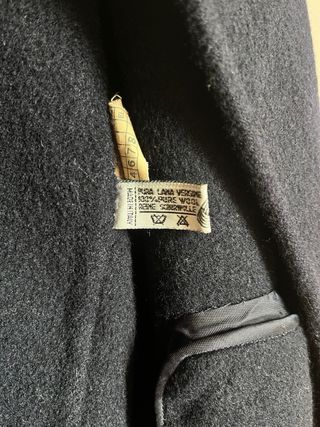 Cappotto elegante Canali lana nera