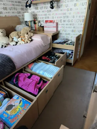 Estructura cama 200x97 Para colchón de 190x90