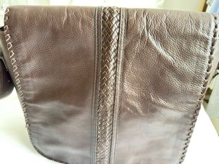 Bolso piel caballero Zara marrón