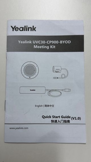 Yealink Cámara UVC30-CP900 Meeting Kit