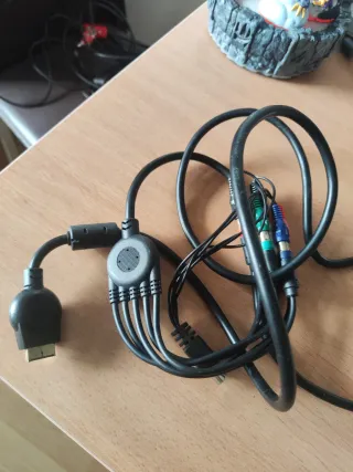 Cable AV Xbox Microsoft Negro