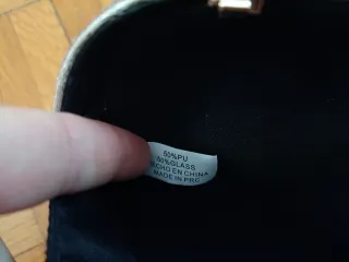 Bolso clutch rosa dorado con cristales