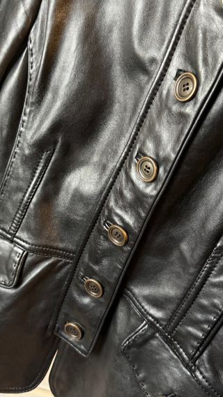 Chaqueta Cuero Massimo Dutti Talla S