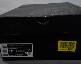 Nike Jordan 1 Mid Hombre Talla 45.5 Blancas