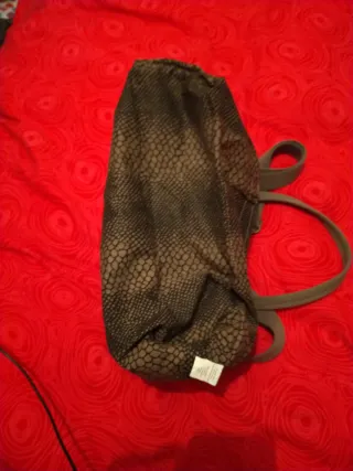 Bolso Kipling Beige/Gris Mano y Hombro