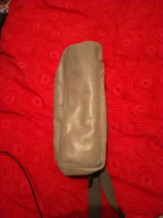 Bolso Kipling Beige/Gris Mano y Hombro