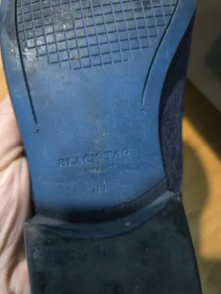 Zapatos de vestir azul marino para hombre