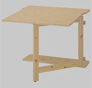 Tavolo pieghevole Ivar Ikea in legno