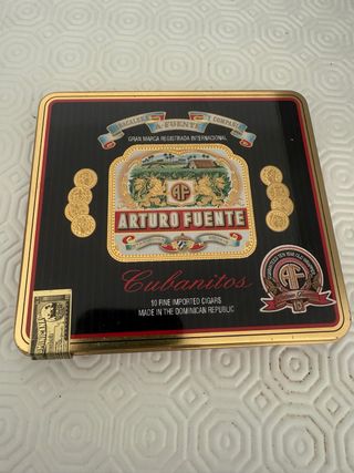 Scatola Metallo Arturo Fuente Cubanitos