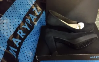 Zapatos de tacón Marypaz negros con plataforma