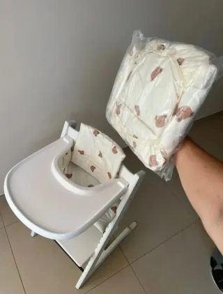 NUEVO! Vassoio Stokke Tripp Trapp baby set e cuscino