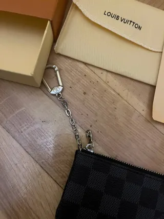 Monedero Louis Vuitton Negro Cuadros