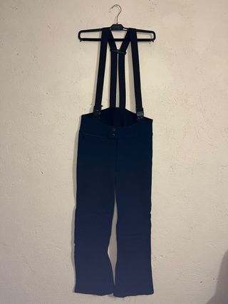 Pantaloni sci Mc Ross con bretelle blu