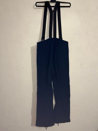 Pantaloni sci Mc Ross con bretelle blu