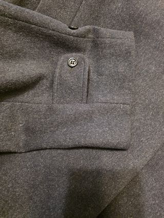 Abrigo Burberry Lana Talla 58 Gris