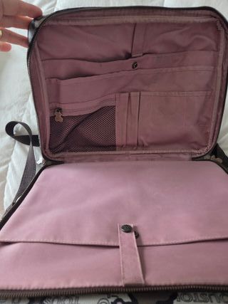Bolso Tous Portaordenador Gris/marrón/morado