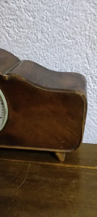 Sveglia d'epoca in legno Junghans Germania