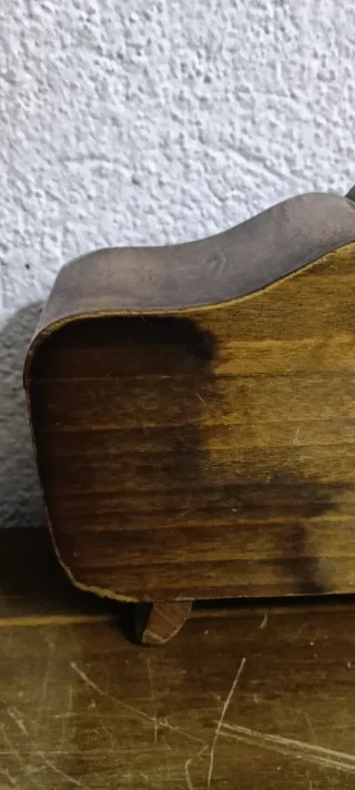 Sveglia d'epoca in legno Junghans Germania