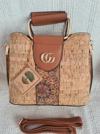 Bolso JS ONDO Corcho Natural Multicolor