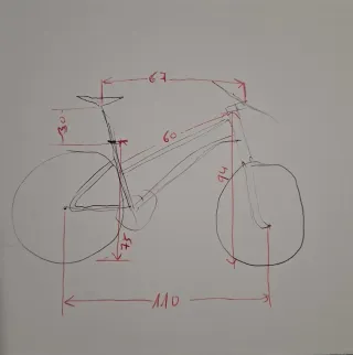 Bicicleta Montaña Blanca y Morada