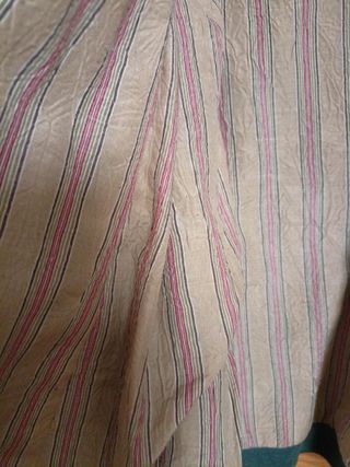 Chaqueta de piel azul