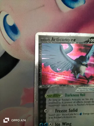 Carte Pokemon Articuno team Rocket