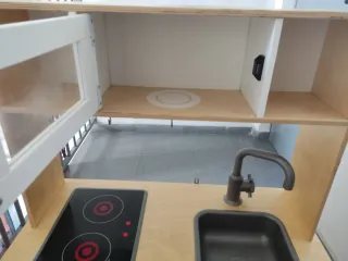 Cocinita de madera para jugar