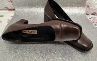 Zapatos Elegantes Vogue Marrón Piel Talla 38
