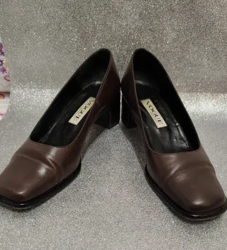 Zapatos Elegantes Vogue Marrón Piel Talla 38