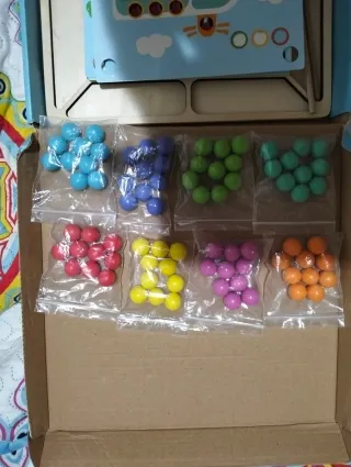 Juego de cuentas Montessori