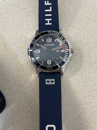 Reloj Tommy Hilfiger Azul y Plateado