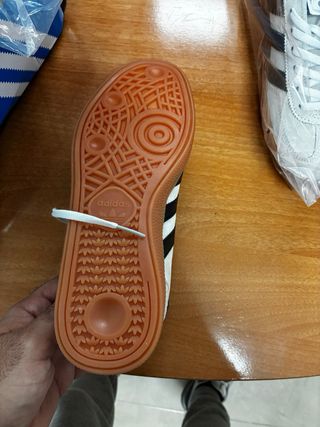 Zapatillas Adidas Mujer Beige/Negro Talla 39