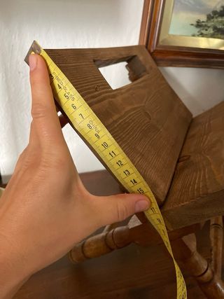 Soporte madera leña/periódicos