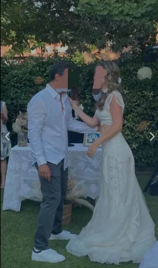 Vestido de Novia Yolancris modelo Agameda 2025.