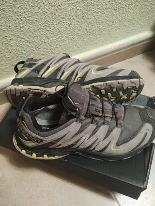 Zapatillas Salomon XA Pro Montaña Hombre Gris/Amar