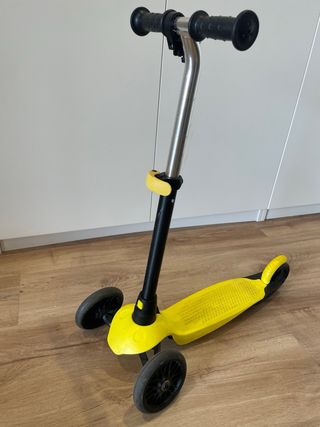 Patinete Oxelo 3 ruedas amarillo niño 3/4 años