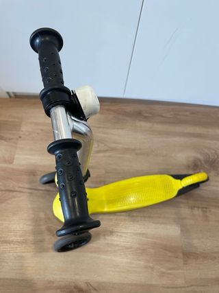 Patinete Oxelo 3 ruedas amarillo niño 3/4 años