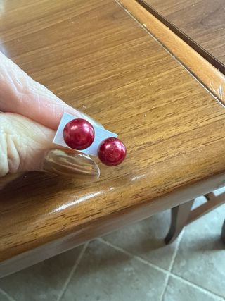 Orecchini donna rossi